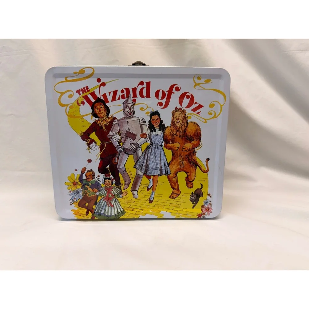The Wizard of Oz Metal Lunch Box Aquarius Yellow Brick Road Tin Collectors